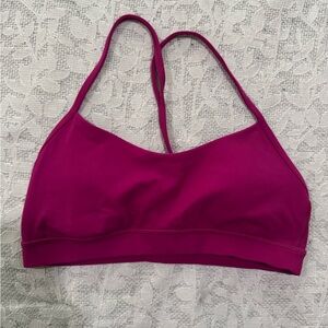 Lululemon Athletica Magenta Sports Bra